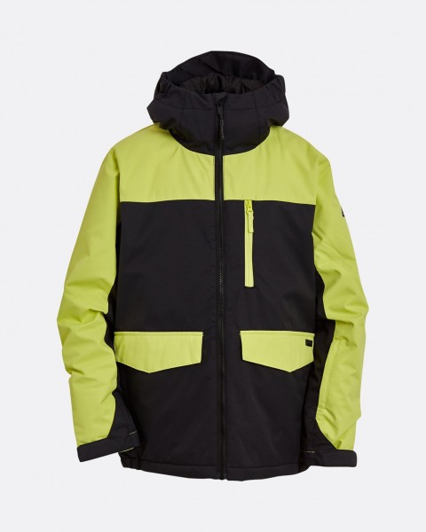 Мал./Сноуборд/Верхняя одежда/Куртки для сноуборда Детская Сноубордическая Куртка Billabong All Day Lime