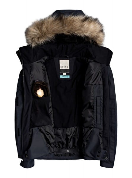 Жен./Сноуборд/Верхняя одежда/Куртки для сноуборда Женская Сноубордическая Куртка Roxy Jet Ski True Black