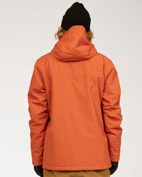 Оранжевый мужская сноубордическая куртка all day