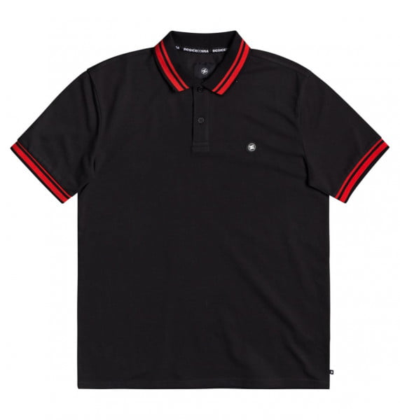 Черное рубашка-поло с коротким рукавом stoonbrooke