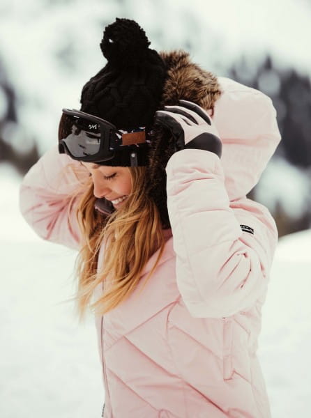 Темно-серые женская шапка с помпоном winter