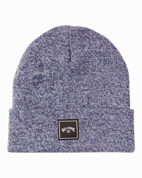 Фиолетовые мужская шапка stacked heather
