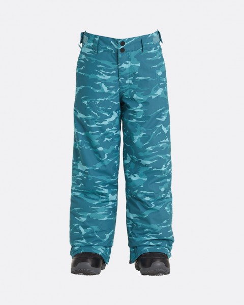 Темно-голубой детские сноубордические штаны grom