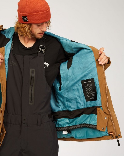 Муж./Сноуборд/Верхняя одежда/Куртки для сноуборда Водостойкая Мужская Куртка Billabong Adventure Division Delta Stx