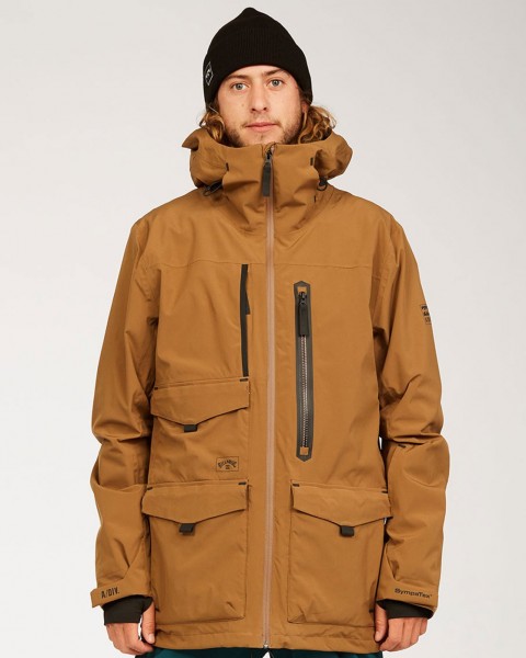 Муж./Сноуборд/Верхняя одежда/Куртки для сноуборда Водостойкая Мужская Куртка Billabong Adventure Division Prism Stx