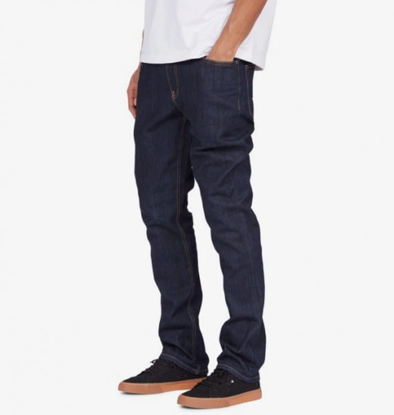 Синие джинсы worker straight fit