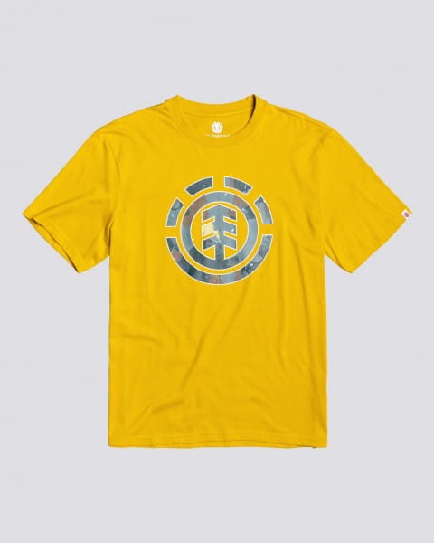 Желтый детская футболка water camo icon fill