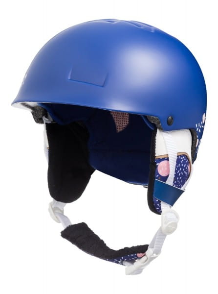 Голубой детский сноубордический шлем happyland