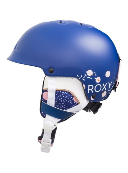 Темно-голубой детский сноубордический шлем happyland