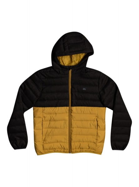 Темно-серый детская куртка с капюшоном scaly 8-16