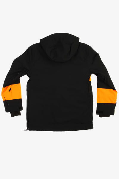 Черный детская сноубордическая куртка steeze 8-16