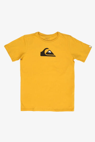 Желтый детская футболка comp logo 8-16