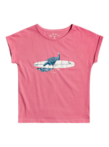 Розовый детская футболка-бойфренд roxy 4-16
