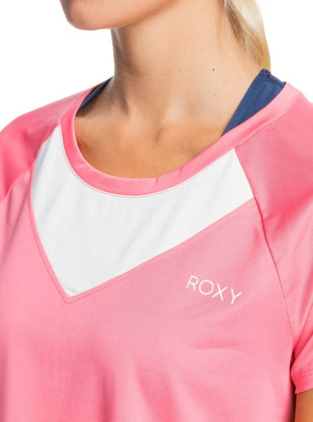 Розовый женская спортивная футболка sunset temptation