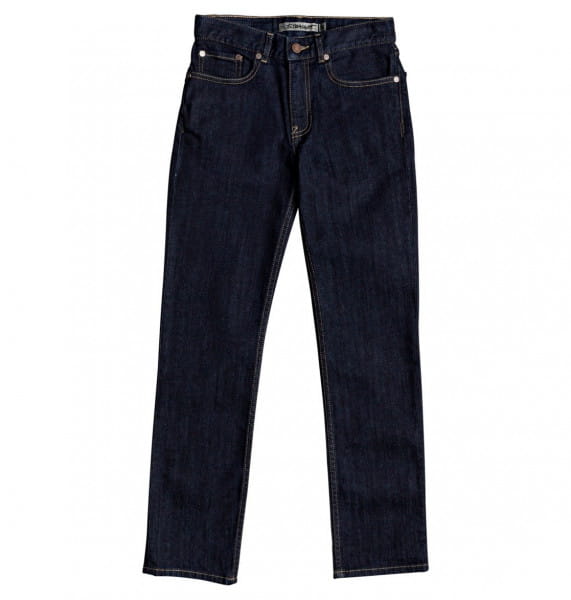 Коричневые детские джинсы worker straight fit 8-16