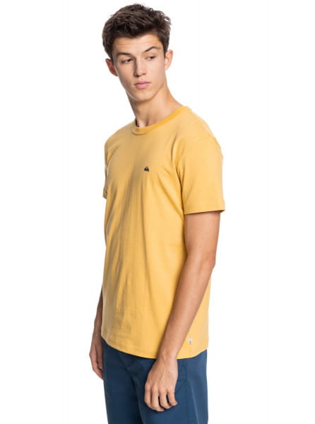 Желтый футболка из органического хлопка essentials