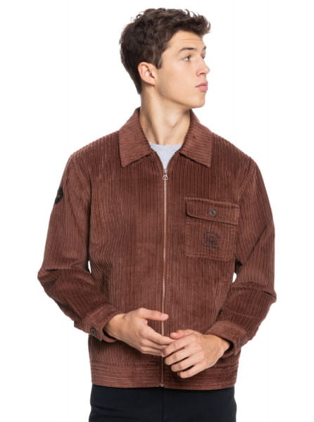 Коричневый мужская вельветовая куртка big bamboo
