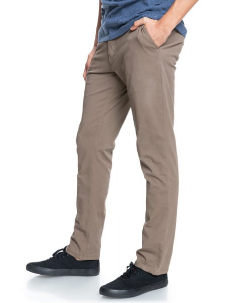 Коричневый мужские брюки-чинос krandy