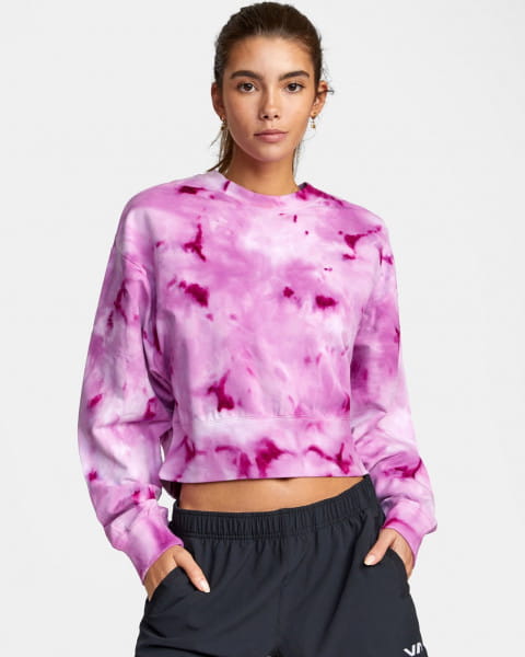 Фиолетовый женский свитшот va sport fashion