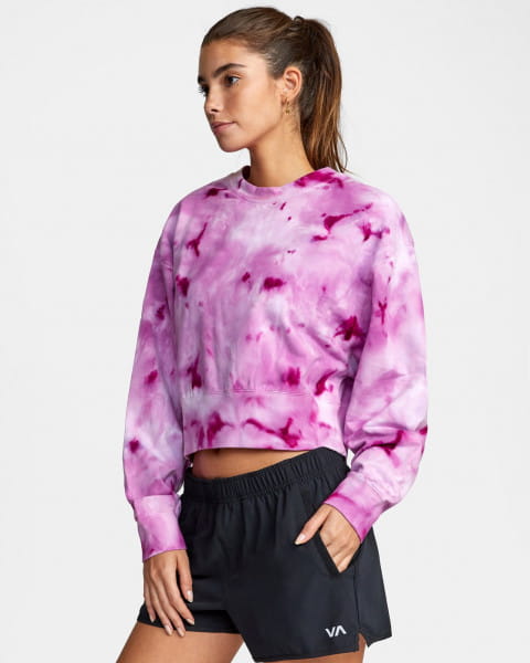 Фиолетовый женский свитшот va sport fashion