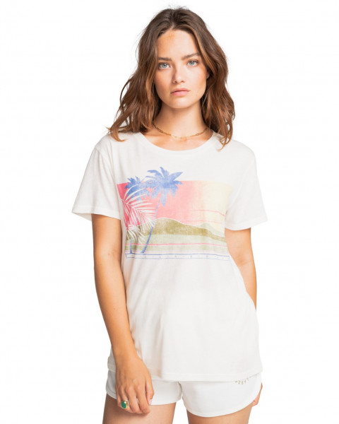 Мультиколор женская футболка-бойфренд sunny days