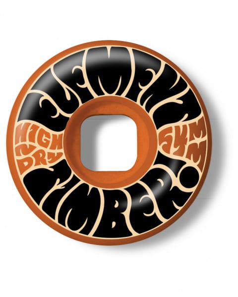 Оранжевые набор из 4 колес для скейтборда timber! high dry 54 mm