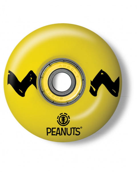 Желтый шкурка для скейтборда peanuts charlie brown stripe