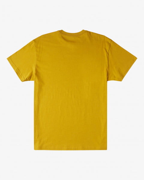 Желтый мужская футболка our world