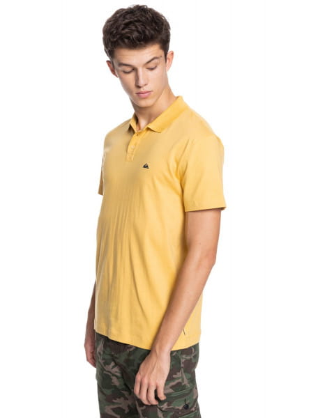 Желтое мужская рубашка-поло essentials