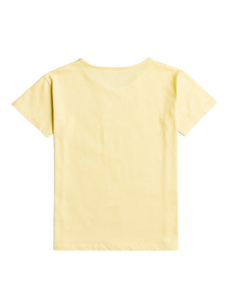 Желтый детская футболка day and night 4-16