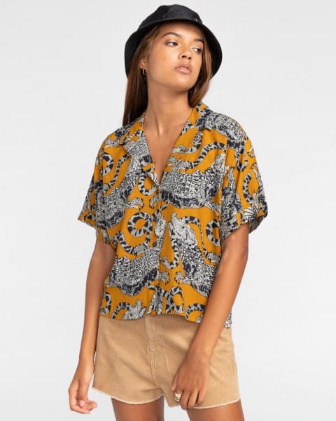 Женская рубашка с короткими рукавами Java
