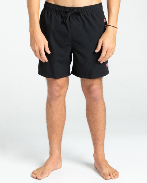 Темно-серый мужские плавательные шорты all day heritage layback 16"