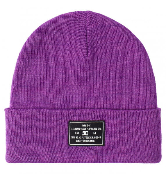 Фиолетовые шапка-бини label