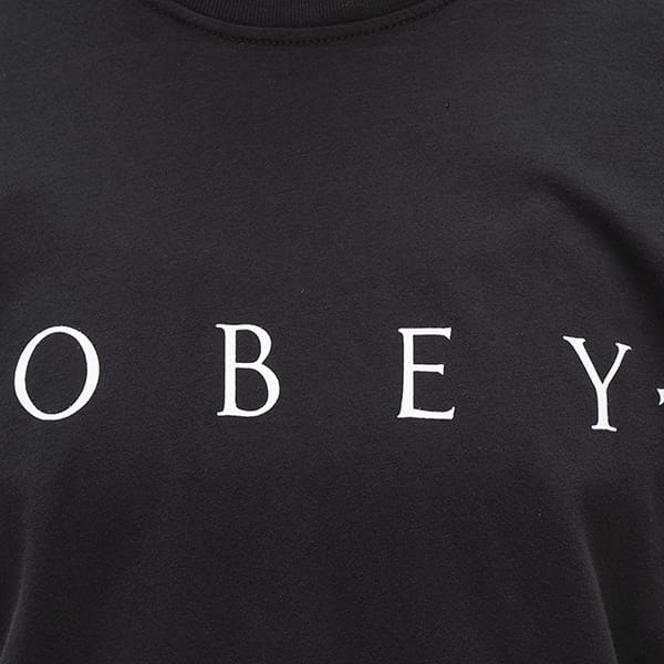 Футболка Obey Novel Obey Black