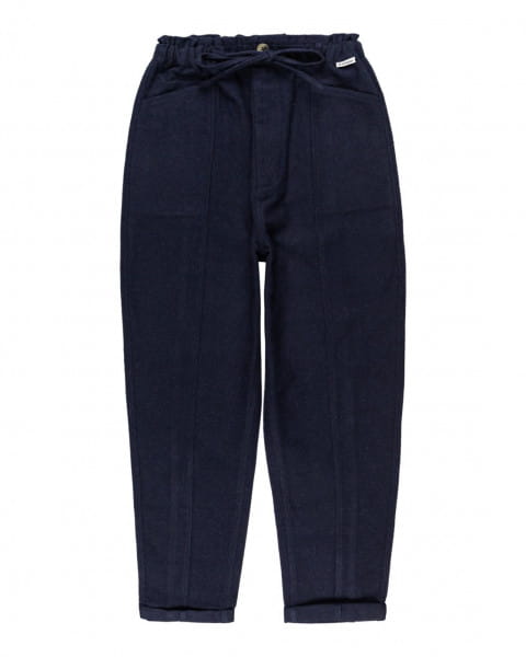 Темно-синий женские брюки chillin bag flannel