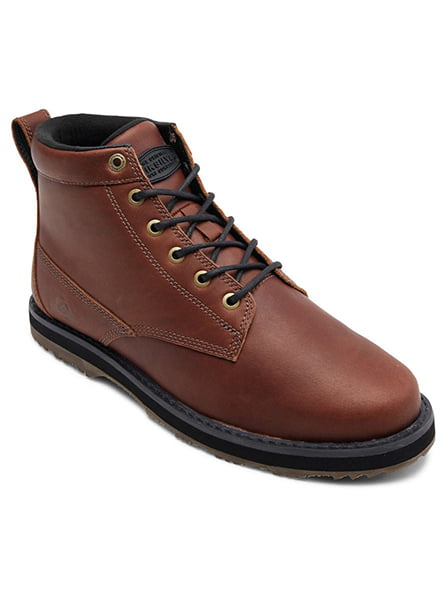 Муж./Обувь/Ботинки/Ботинки зимние Зимние Кожаные Ботинки Quiksilver Gart Brown 1