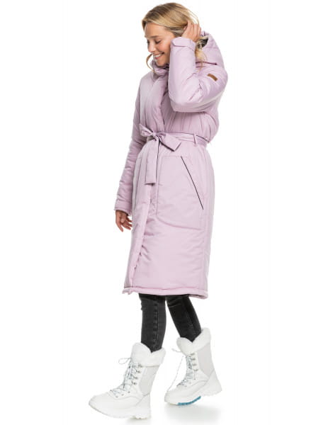 Светло-розовый водостойкая куртка evahna