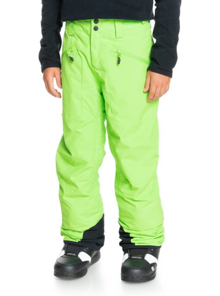 Зеленый детские сноубордические штаны boundry 8-16
