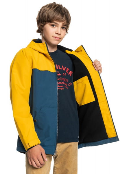Мал./Одежда/Верхняя одежда/Куртки демисезонные Детская Водостойкая Парка Quiksilver Waiting Period