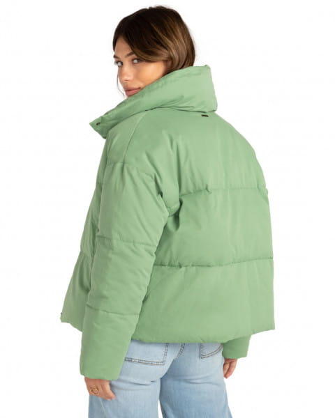 Зеленый женская дутая куртка good friends