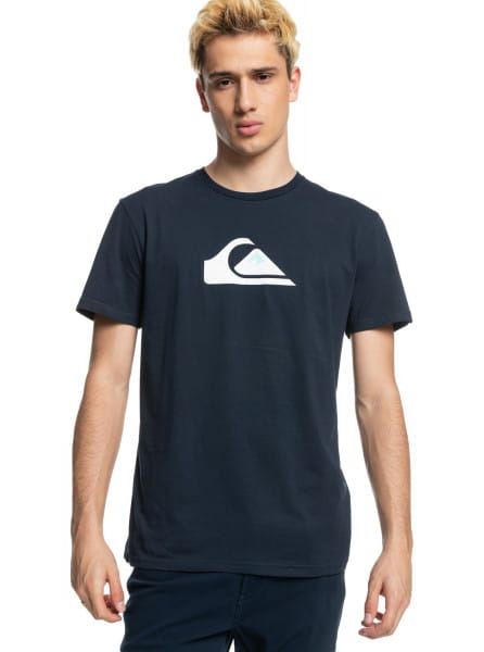 Темно-голубой футболка comp logo