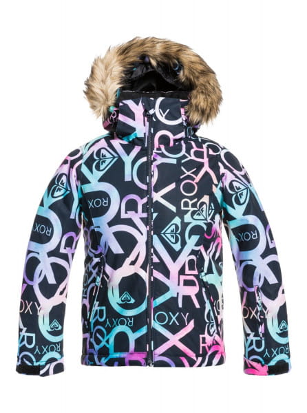 Дев./Сноуборд/Верхняя одежда/Куртки для сноуборда Детская сноубордическая Куртка Roxy Jet Ski
