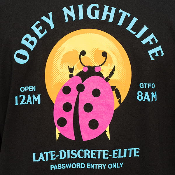 Футболка Obey Obey Buggin' Out Nightlife Black