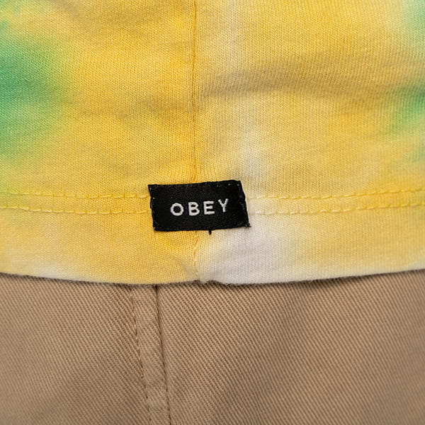  Obey Tie Dye Choice Box Tee Copper Coin Blotch