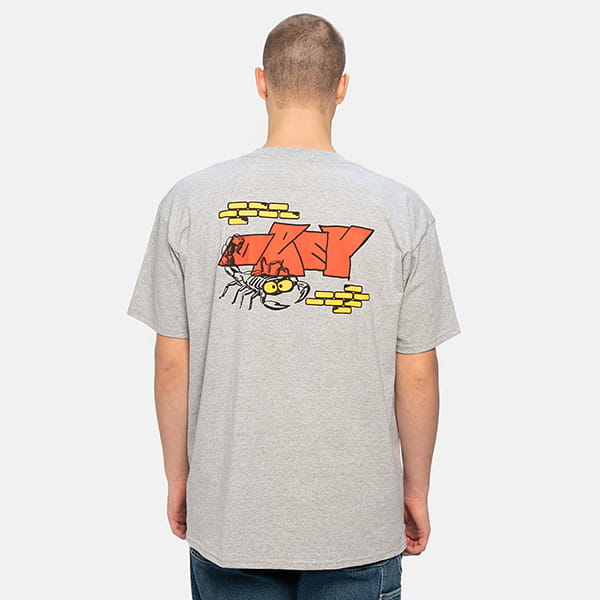  Obey Obey Scorpion Heather Grey
