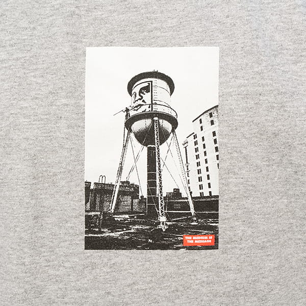 Футболка Obey Obey Water Tower Photo Heather Grey