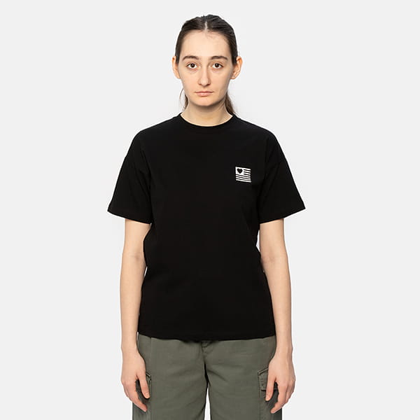   Carhartt WIP Hartt State T-shirt Black / White