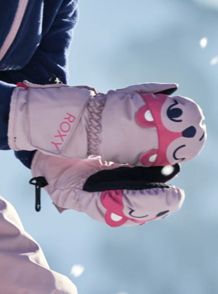 Дев./Сноуборд/Перчатки и варежки/Варежки сноубордические Сноубордические Варежки ROXY Snows Up Dawn Pink