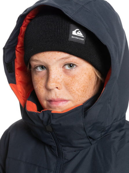 Мал./Сноуборд/Верхняя одежда/Куртки для сноуборда Детская Сноубордическая Куртка Quiksilver Silvertip True Black Parafinum