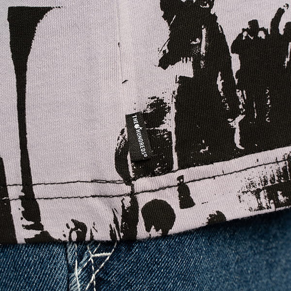  The Hundreds Fight Back T-shirt Lilac